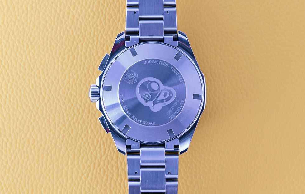 Miniature : Tag Heuer Aquaracer Calibre 16 Chronograph CAY-211B Box Open Card