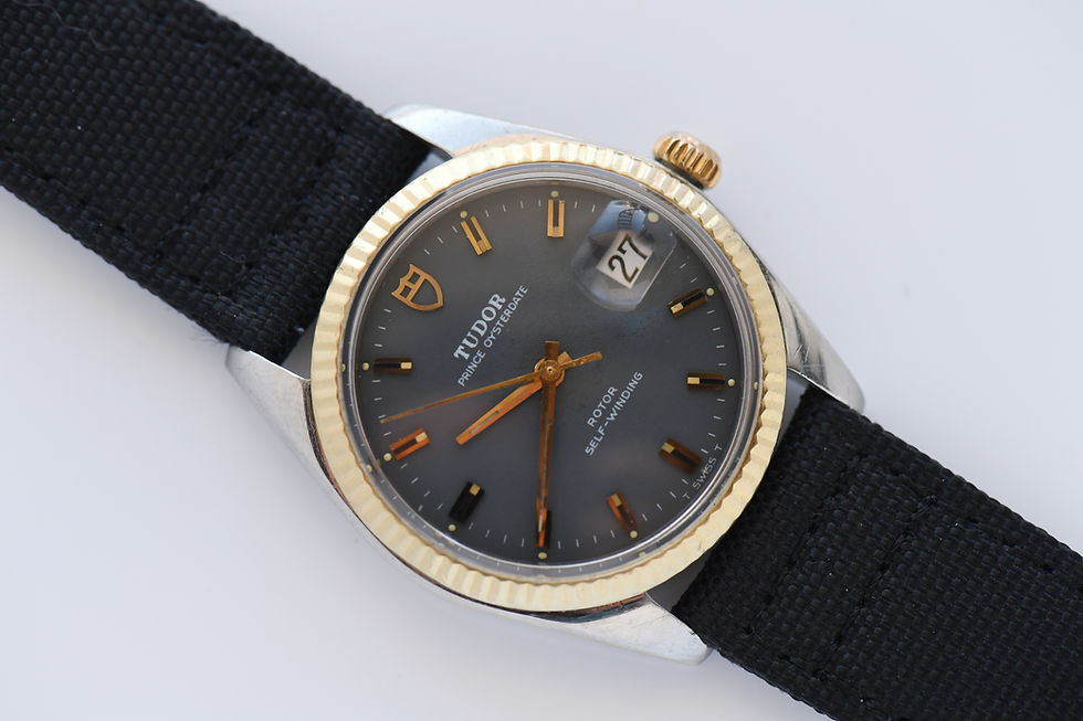 Tudor Prince Oyster Date Gray Dial Ref 7990 1968 Serviced