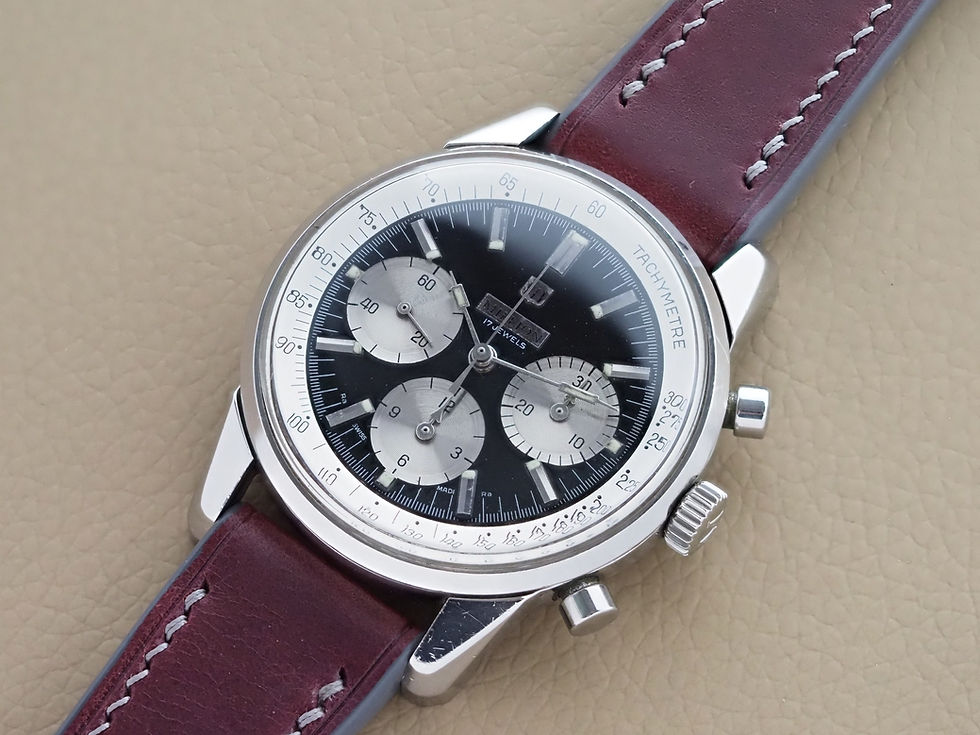 Thumbnail: Million Chronograph Valjoux 72 By Enicar Extra Rare