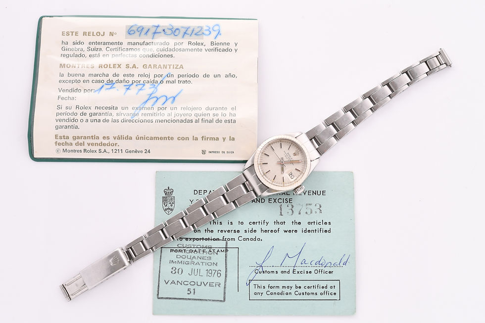 Miniature : Rolex Ladies Date 6917 with Papers 1972
