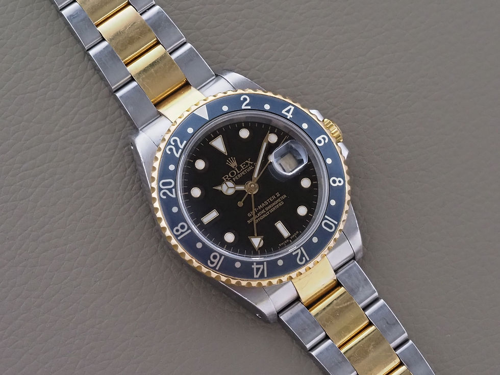 Miniature : Rolex GMT-Master II 16713 40mm Two Tone SEL 78793A Unpolished2001