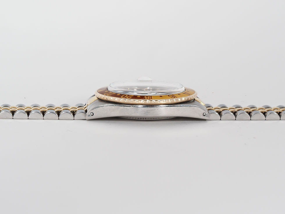 Miniature : Rolex GMT Master 16753 Rootbeer 62523H-18 Jubilee 1982