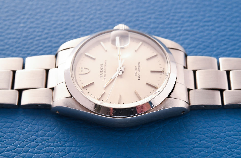 Thumbnail: Tudor Prince Oysterdate 74000 with Papers and Hangtag from 1988