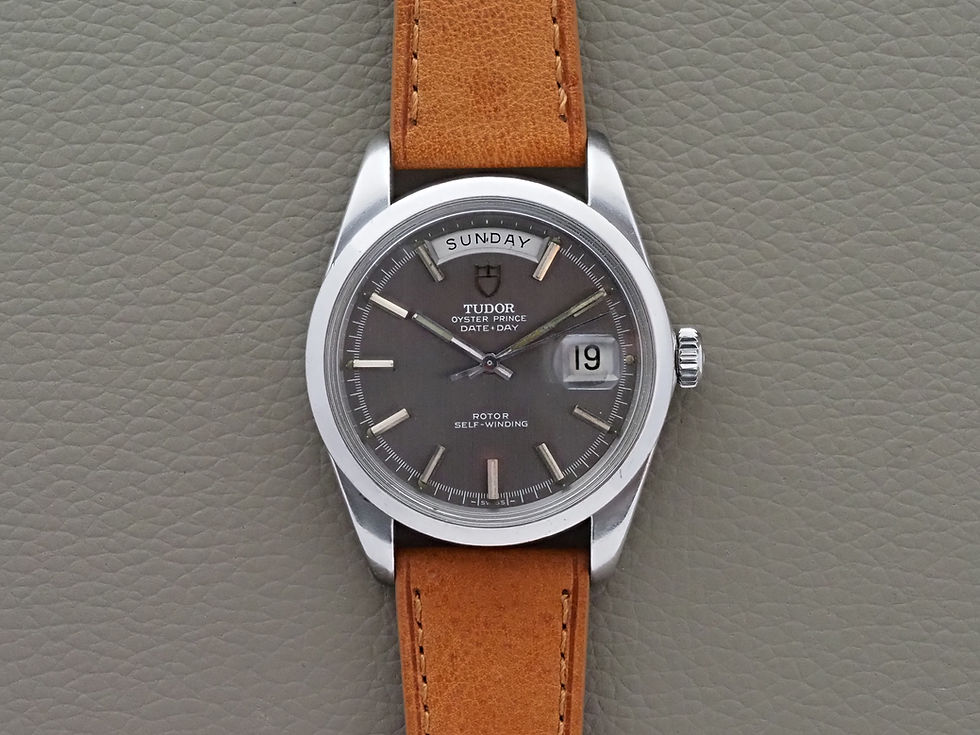 Miniature : Tudor Oyster Prince Date+Day Jumbo Ref. 7017/0 Gray Vertical Dial 1969