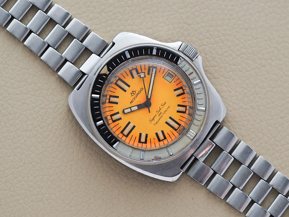 Miniature : Movado Sub-Sea Super Sub-Sea 300 Tempo-Matic Orange 41.5mm