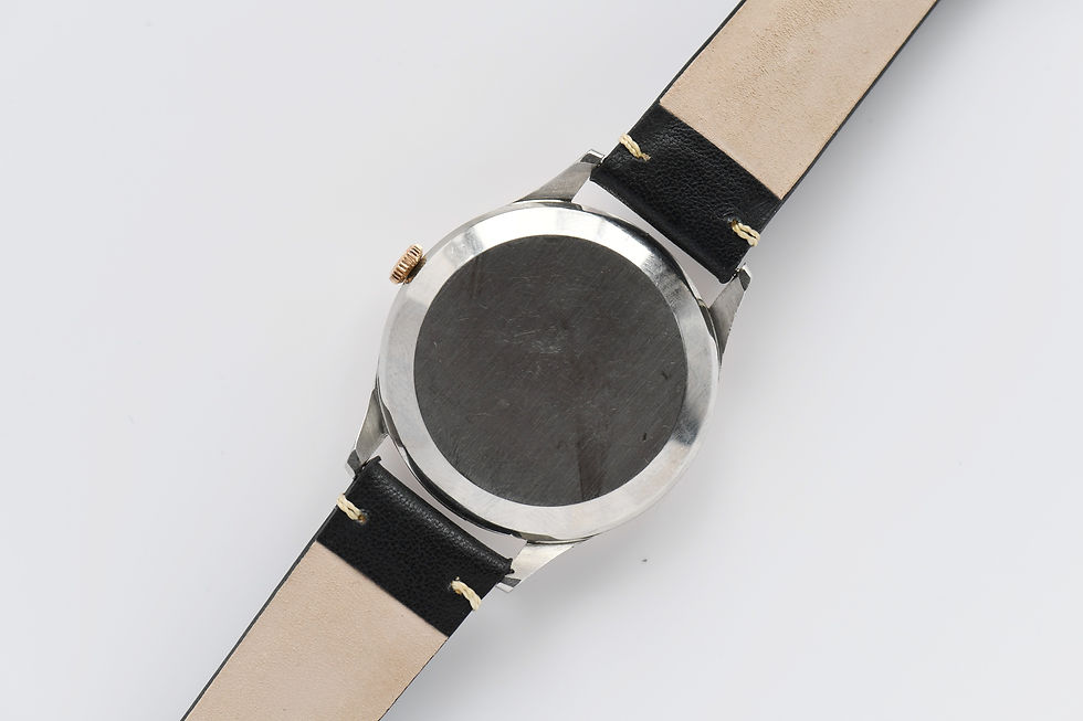 Miniature : Eberhard &amp; Co Deux tons à vent manuel non poli révisé 36 mm