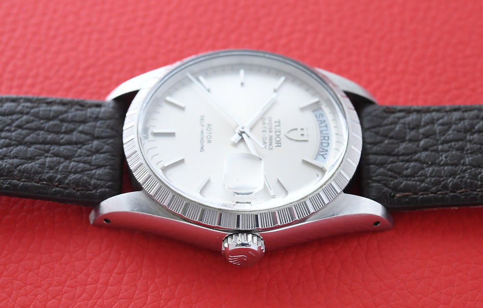 Thumbnail: Tudor Oyster Prince Date Day Silver Dial 94510 1989