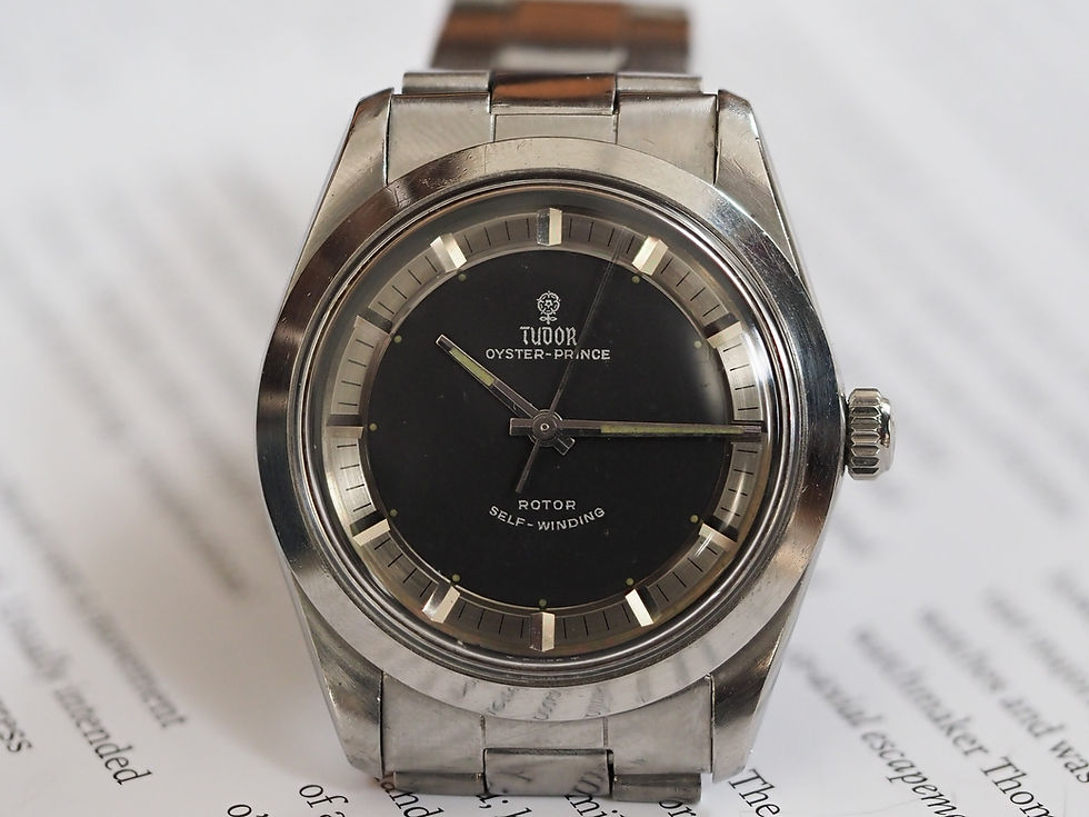 Thumbnail: Tudor Oyster Prince Tuxedo 7995 1966 with 1969 7835 Bracelet