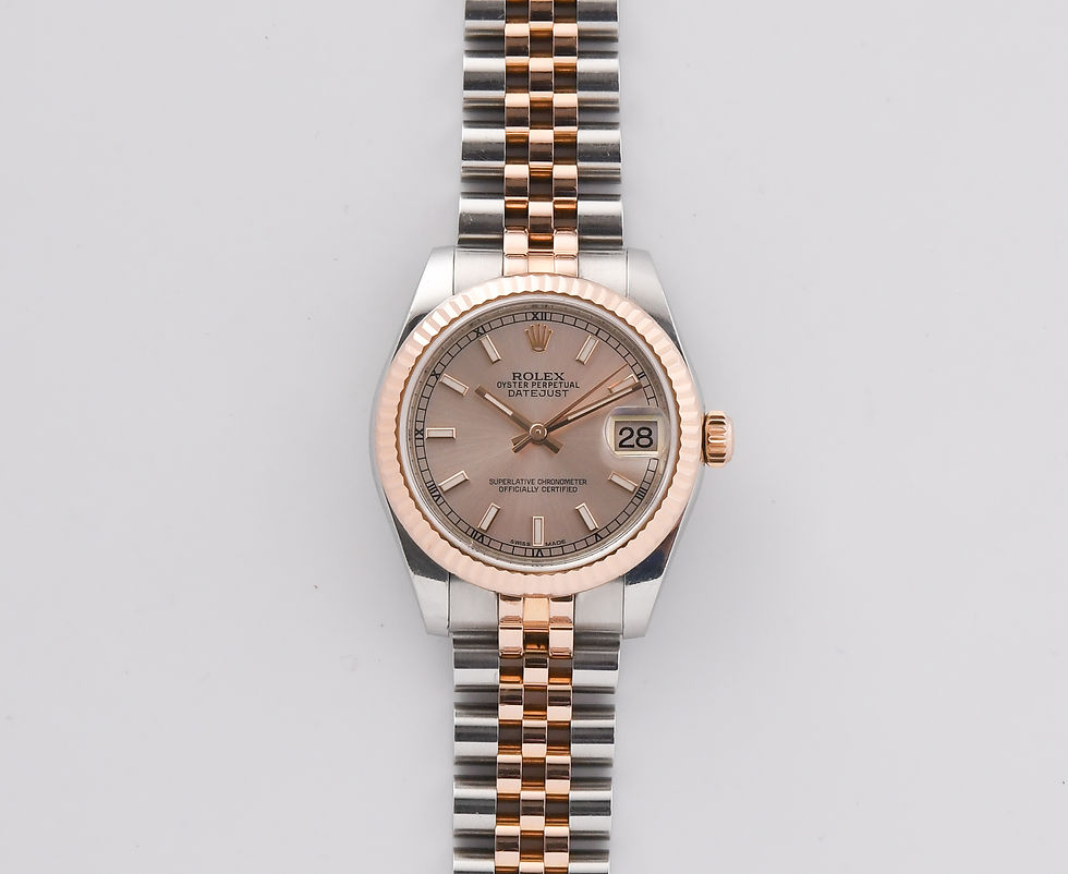 Rolex Datejust 31mm Two Tone Rose Gold 178271 Box Papers 2018
