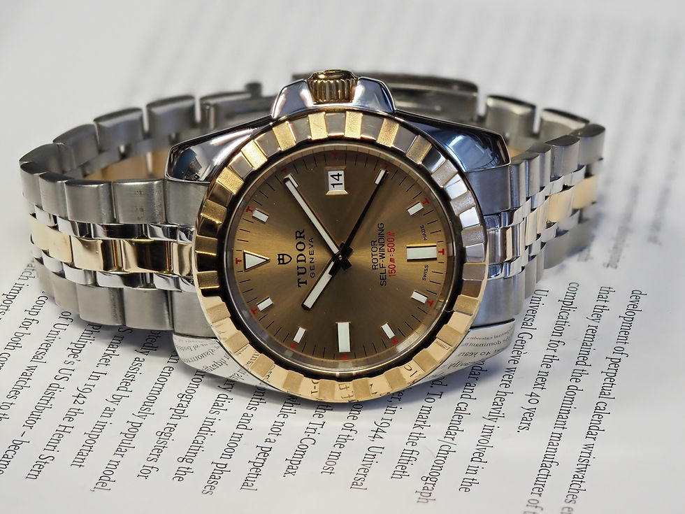 Miniature : Tudor Classic Date Two Tone 40mm  20013 Box Papers 2011