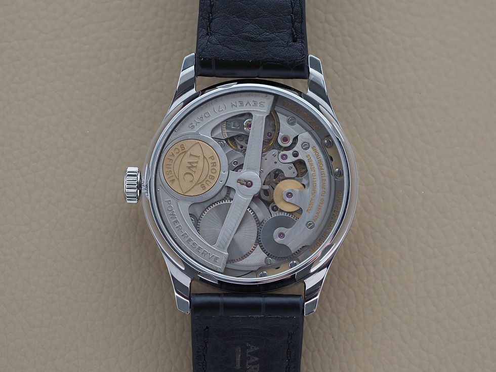 Thumbnail: IWC Portugieser IW500109 42mm 7 Day Power Reserve Black Dial