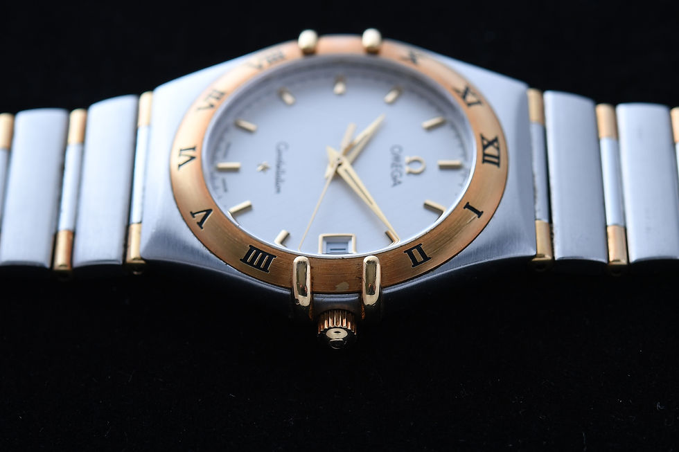Thumbnail: Omega Constellation Two Tone with Integrated Bracelet 396.1201