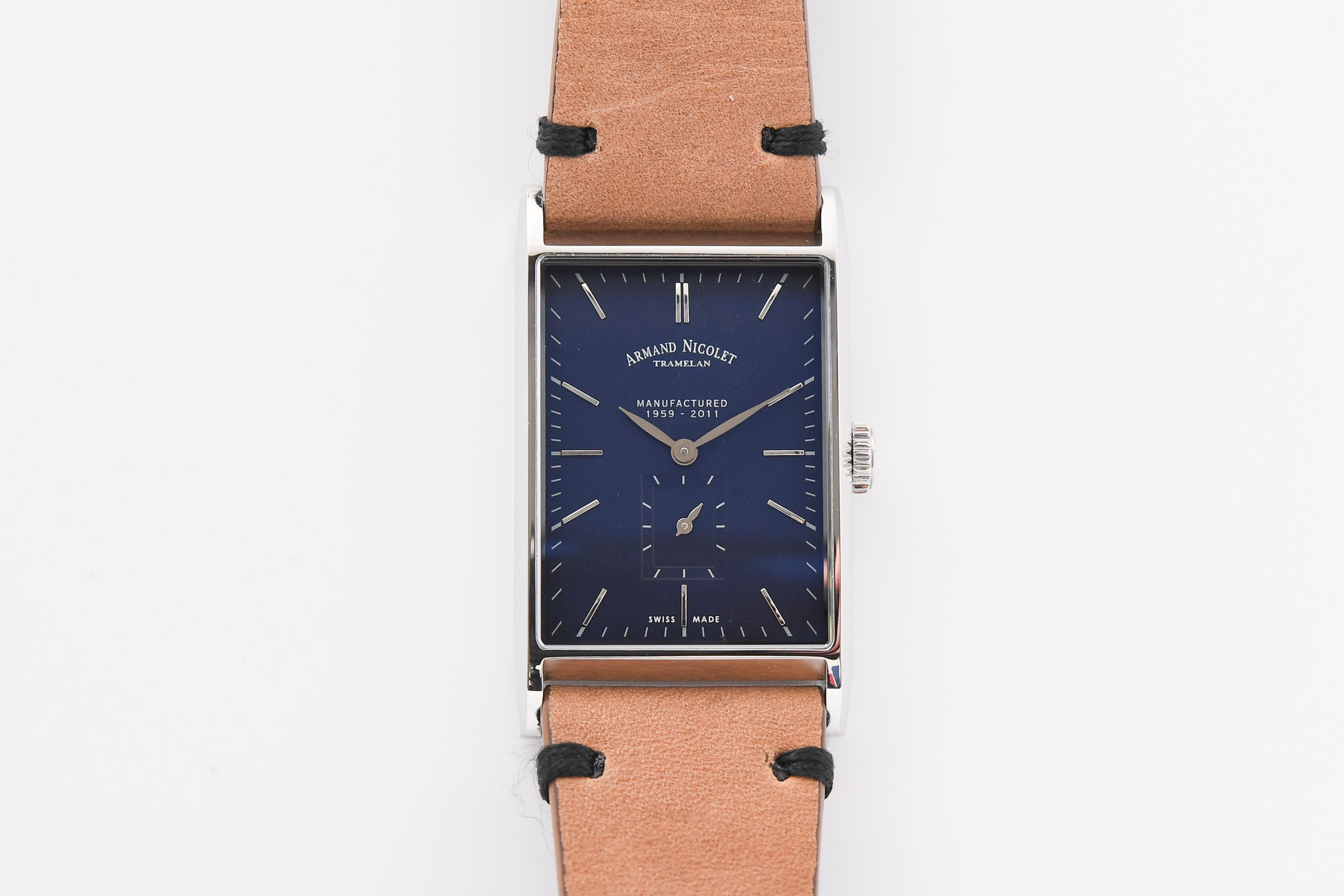 Armand Nicolet Tramelan L11 Limited 9680A Blue Dial Manual Wind With Box Manual