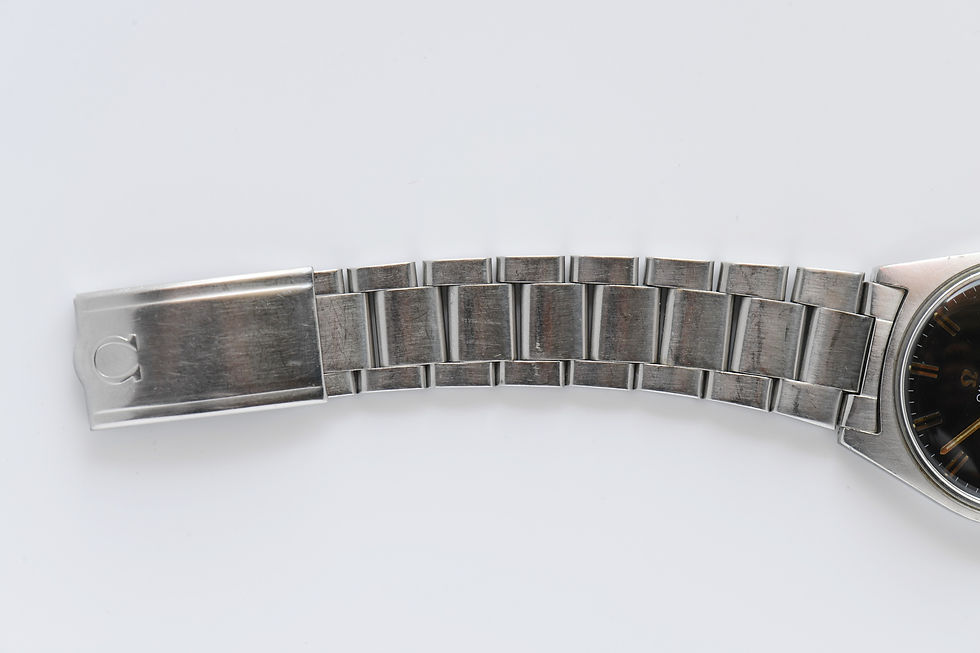 Miniature : Omega Men's Stainless Steel 35mm Geneve 135.041 Black Dial Serviced