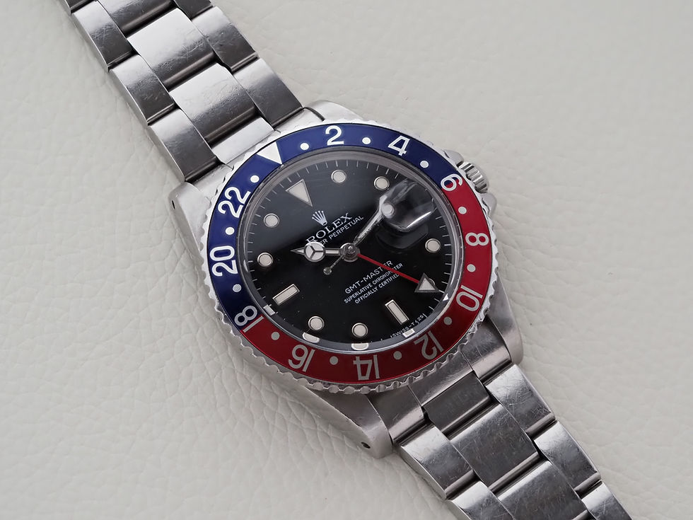 Thumbnail: Rolex GMT-Master Spiderweb Dial 16750 1984 78360 Bracelet