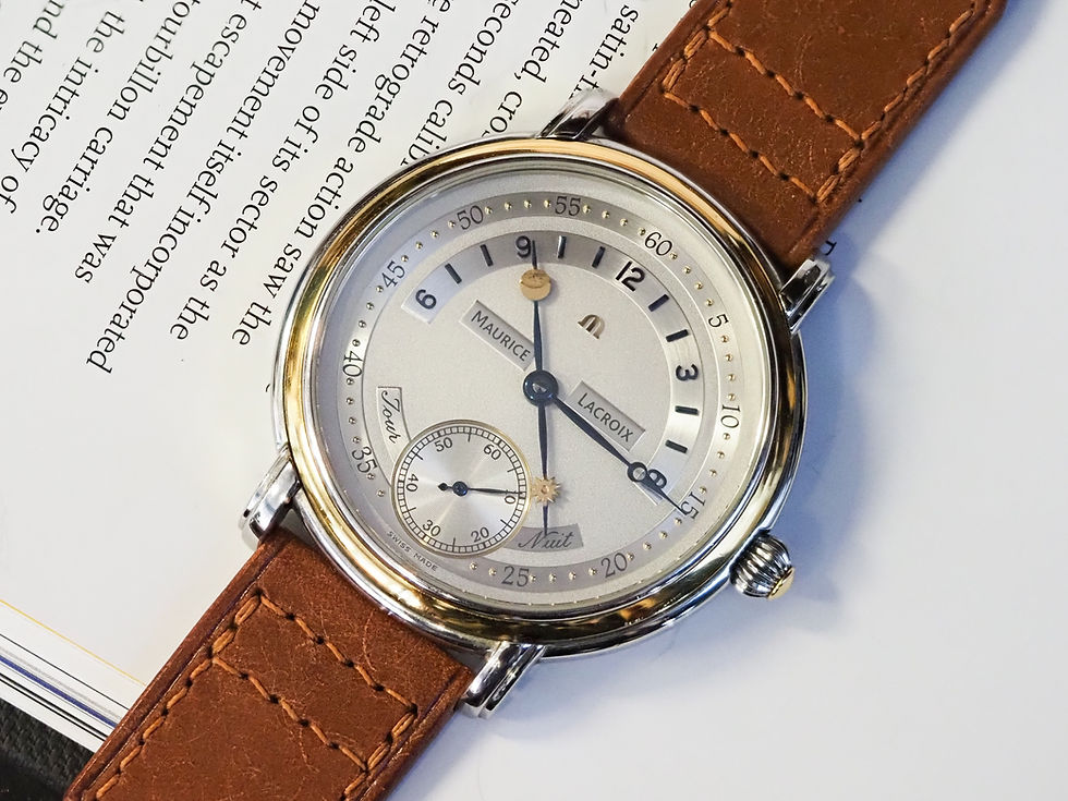 Thumbnail: Maurice Lacriox Jour Nuit 18k Yellow Gold Steel MP7058 43mm