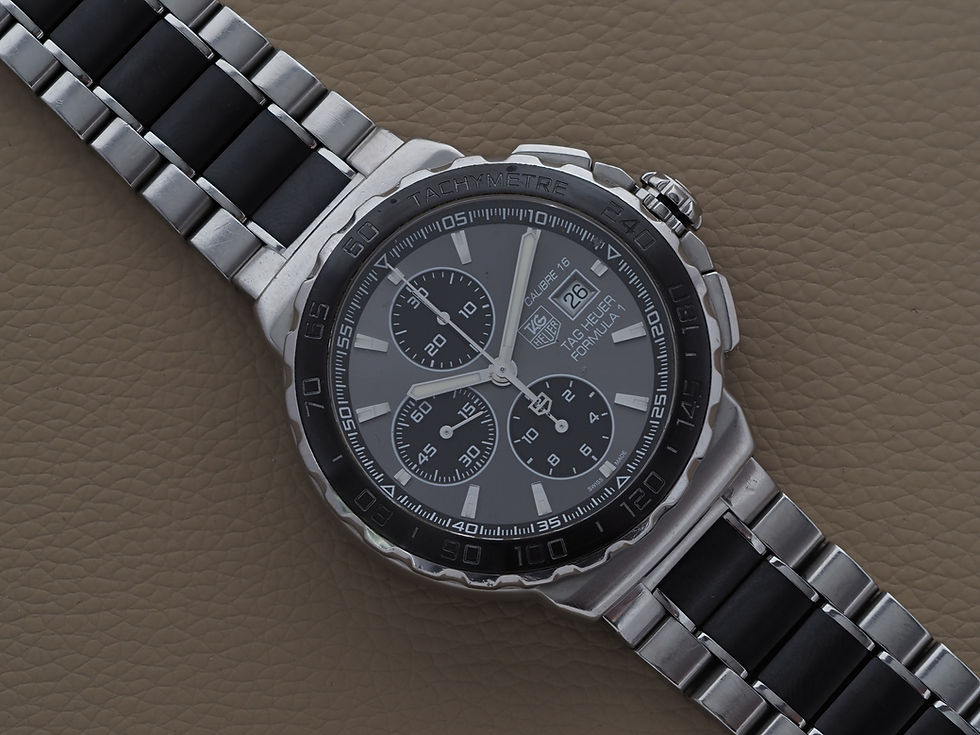 Thumbnail: TAG Heuer Formula 1 CAU2010 Grey and Black Dial 44mm