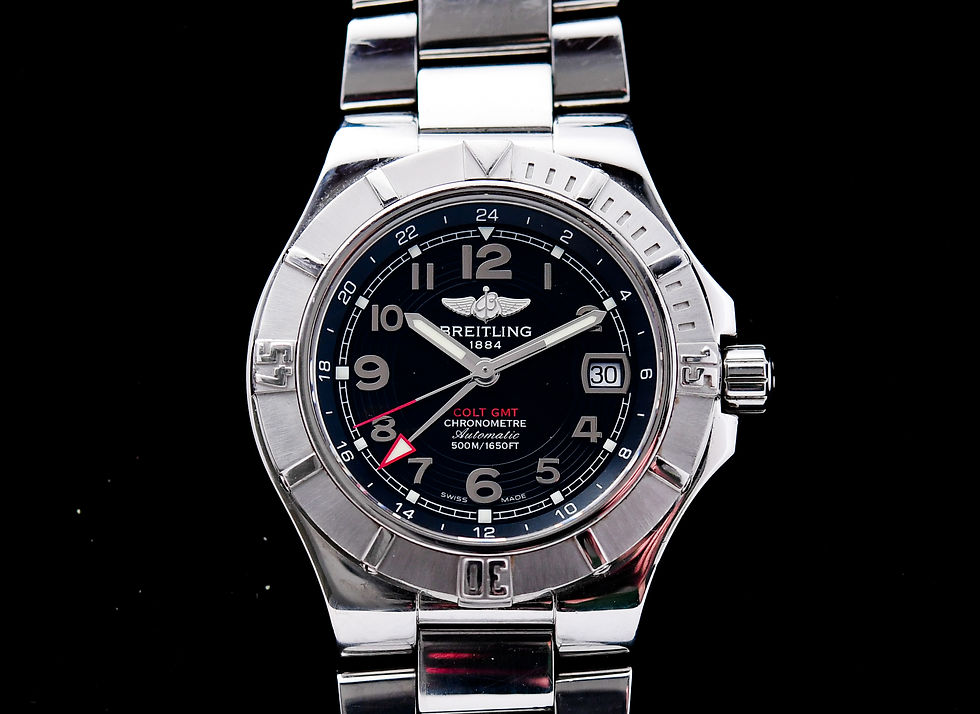 Breitling Colt GMT+ A32370 41mm Black Dial