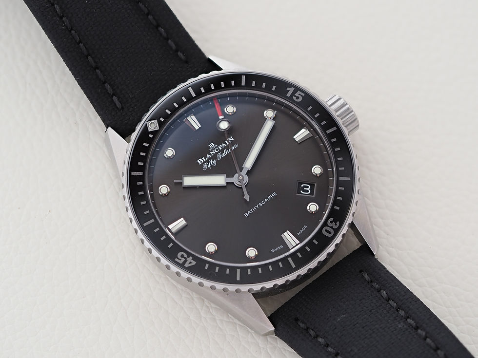 Thumbnail: Blancpain Fifty Fathoms Bathyscaphe 5000 1110 B52A Box Papers 2022