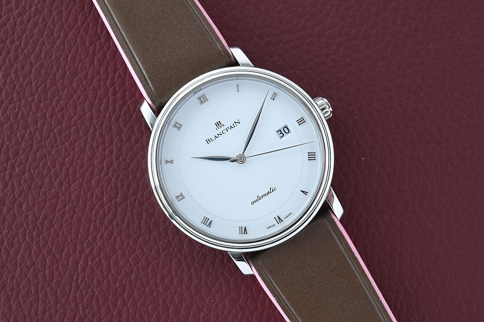 Thumbnail: Blancpain Villeret Automatic White Dial 37.5mm Box Papers 2008