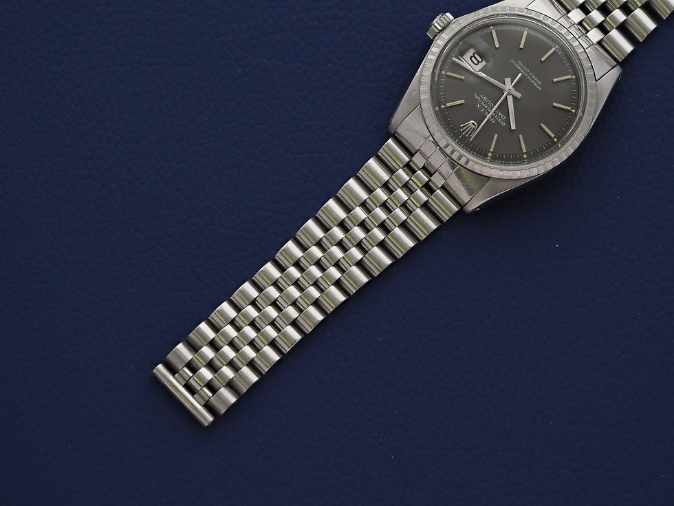 Miniature : Rolex Datejust 1603 Matte Paint Gray Dial 1970