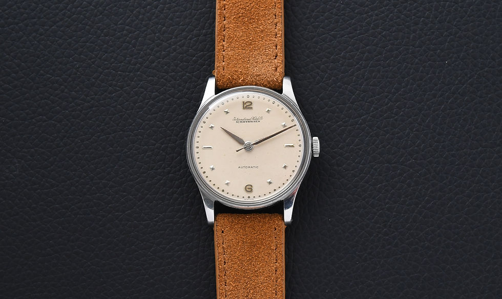 IWC Schaffhausen Cal 852 Calatrava Style Rare Pyramid Markers 33mm