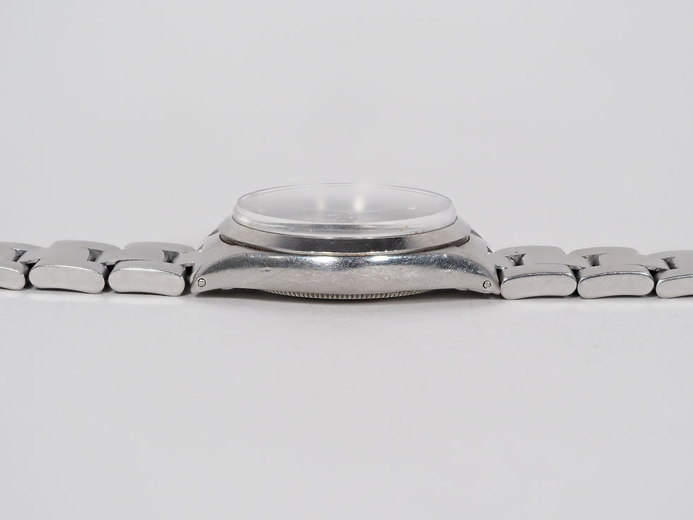 Miniature : Rolex Air King 5500 34mm Perfect Lume Lavender Dial 1969