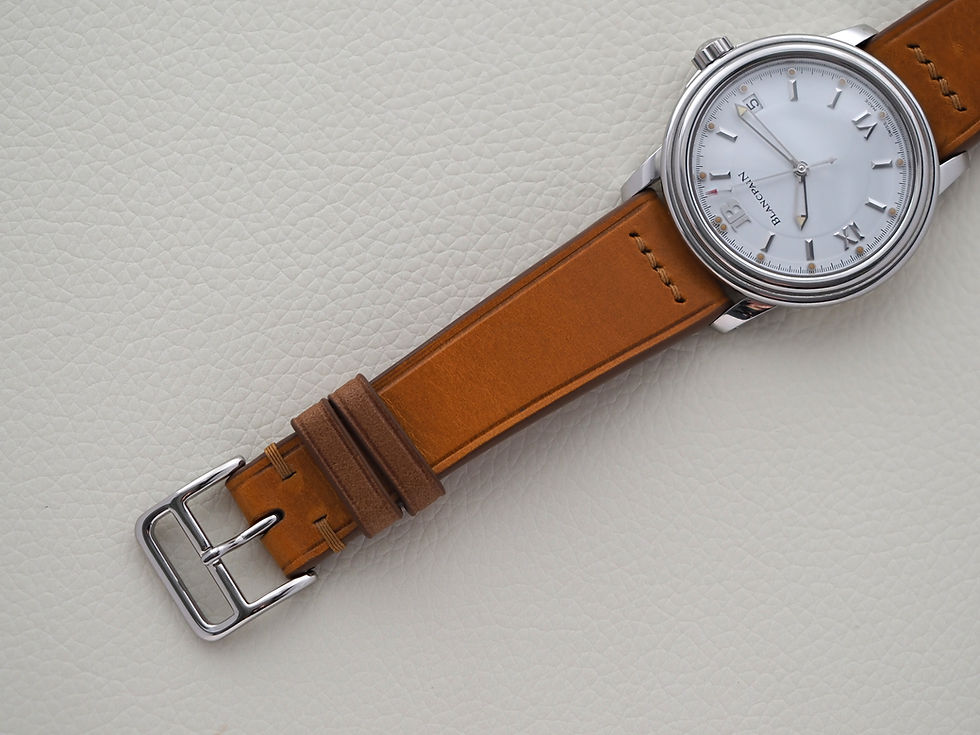 Miniature : Blancpain Leman Ultra Slim 2100-1127-53 White Dial