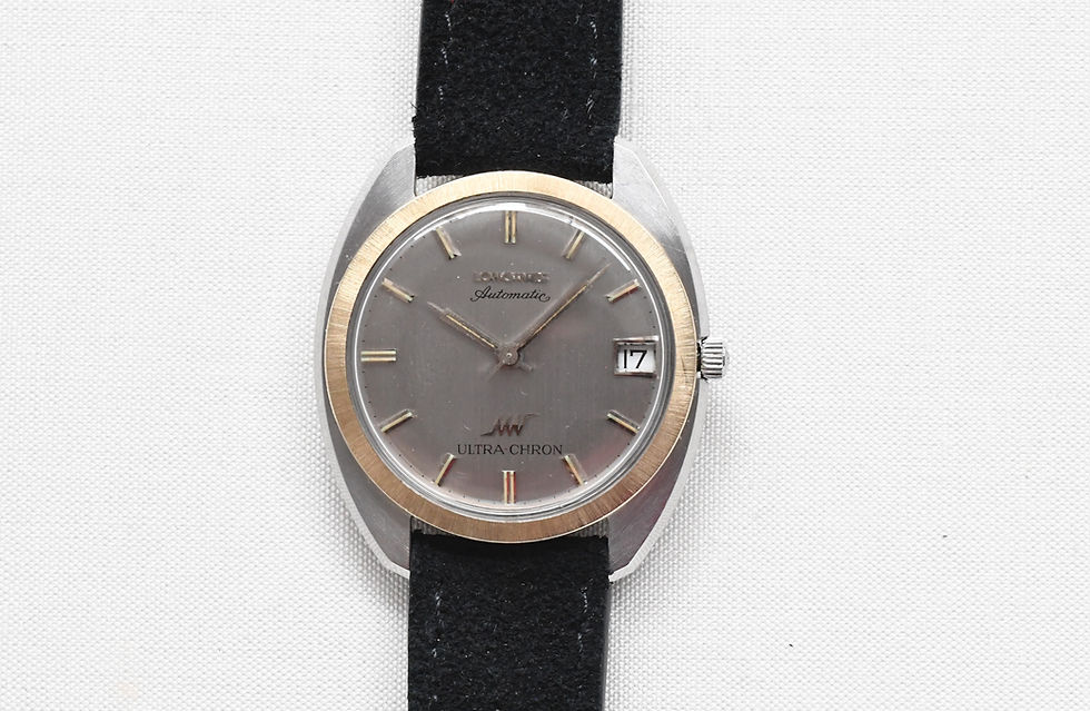 Longines Ultra-Chron 2924 Cal 431 C Shape Case 14k Bezel