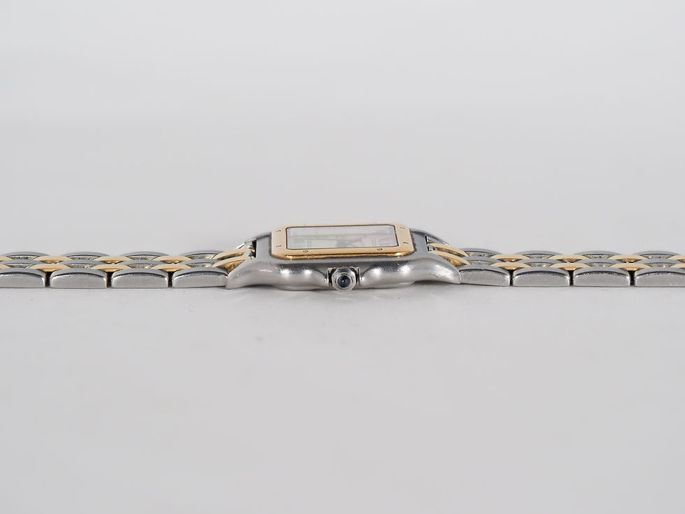 Miniature : Cartier Panthere 27mm 187949 Two Row Gold 8 Inches Papers 1992