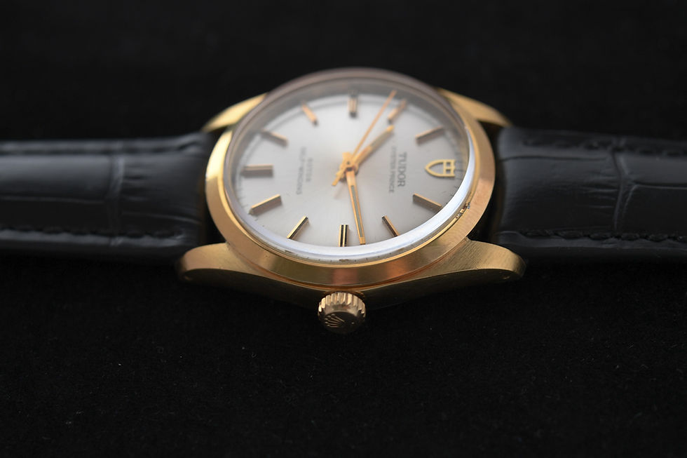 Thumbnail: Tudor Oyster Prince 7995/1 1969 Gold Plated 34mm Silver Dial
