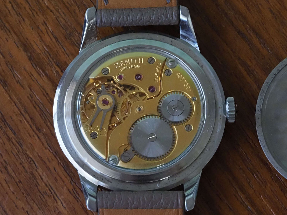 Thumbnail: Zenith Calatrava Sporto Case 37mm Cal 40 Dual Caseback