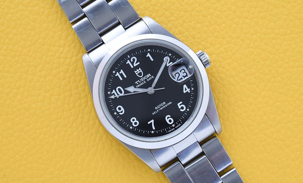 Thumbnail: Tudor Prince Date 74000N Black Arabic numeral Dial 1996