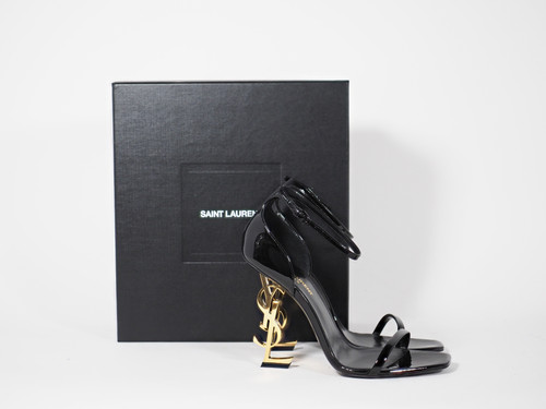 Patent Leather Sandals Saint Laurent Sandali Opyum Saint Laurent