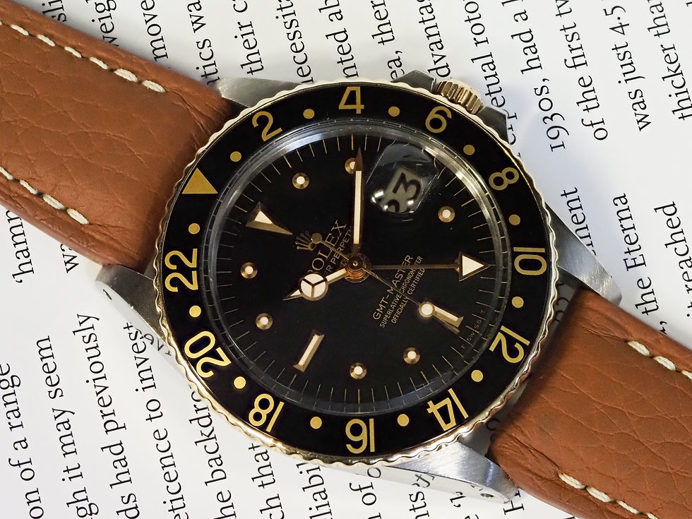 Thumbnail: Rolex GMT Master 1675 Two Tone Black Nipple Dial 1976