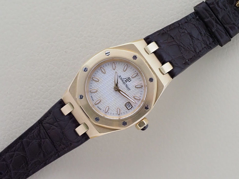 Miniature : Audemars Piguet Royal Oak Lady Ref. 67600BA 33mm 18k Yellow Gold