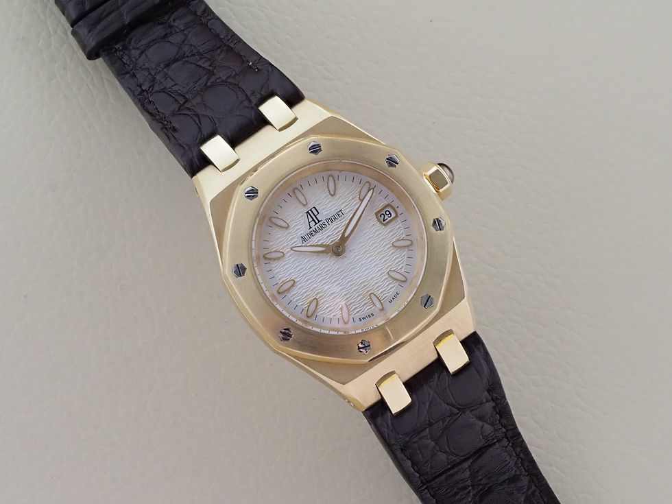 Miniature : Audemars Piguet Royal Oak Lady Ref. 67600BA 33mm 18k Yellow Gold