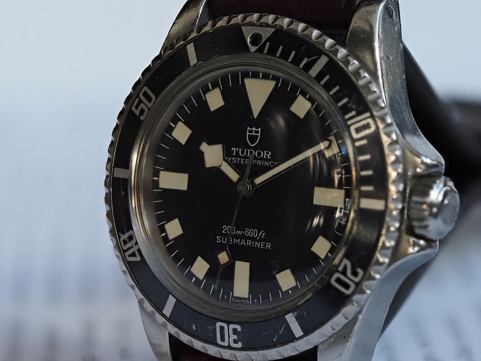 Miniature : Tudor Submariner Snowflake No Date Black Dial 9401/0 1976
