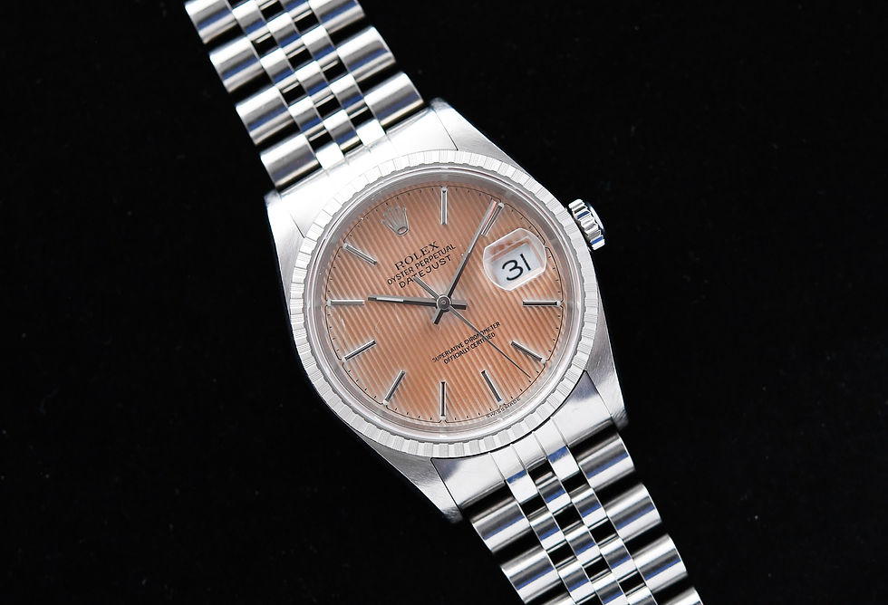 Thumbnail: Rolex Datejust Tropical Tapestry Dial 16220 Papers and Manuals