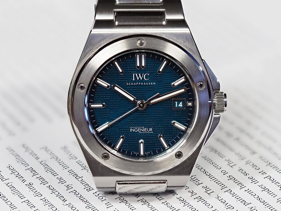 Miniature : IWC Ingenieur IW328903 40mm Aqua Dial New Clasp Box Papers 2024