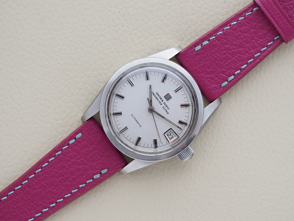 Thumbnail: Universal Genève Polerouter Super 869112/22 White Dial 1966