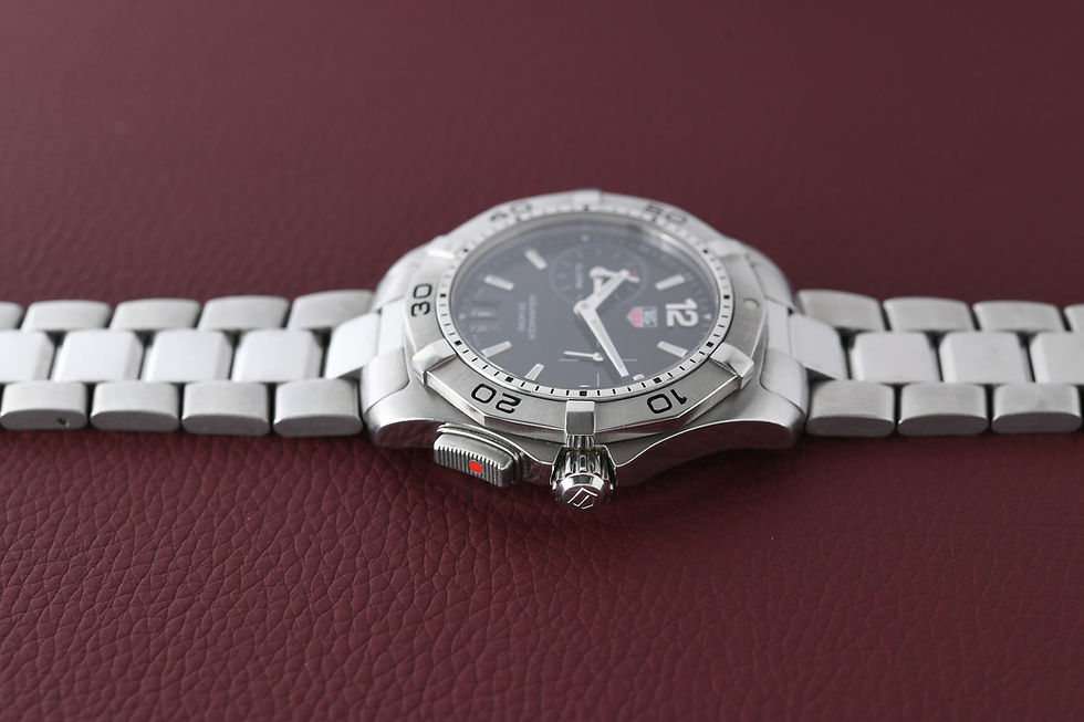 Thumbnail: TAG Heuer Aquaracer 300M Alarm Big Date WAF111Z 39mm
