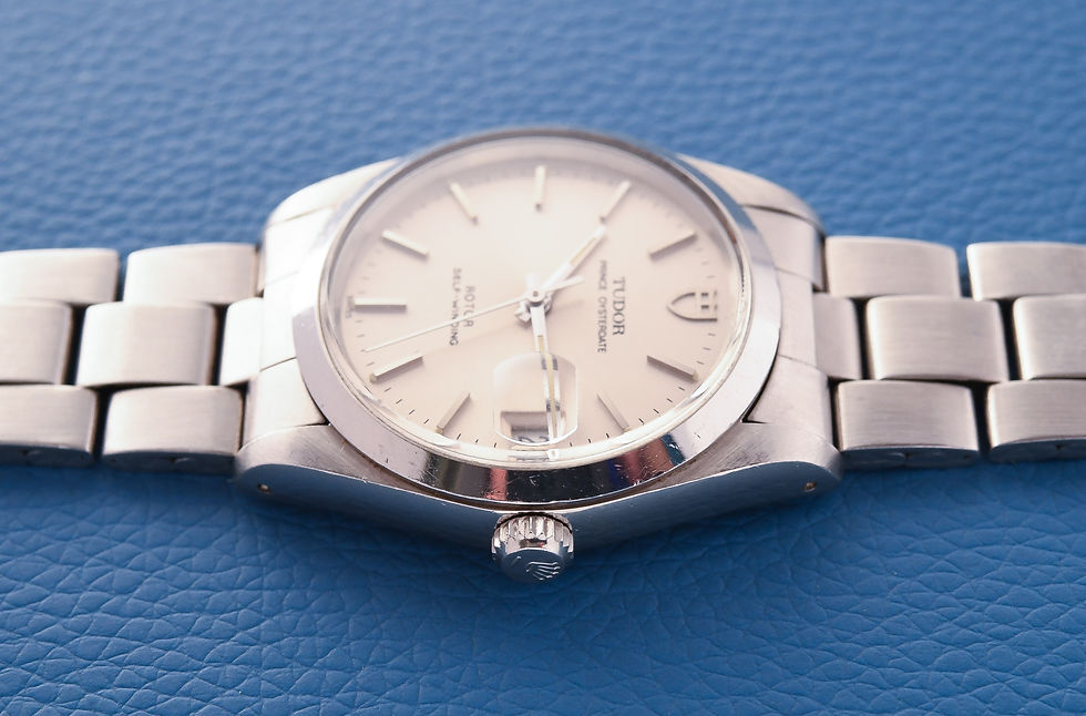Thumbnail: Tudor Prince Oysterdate 74000 with Papers and Hangtag from 1988