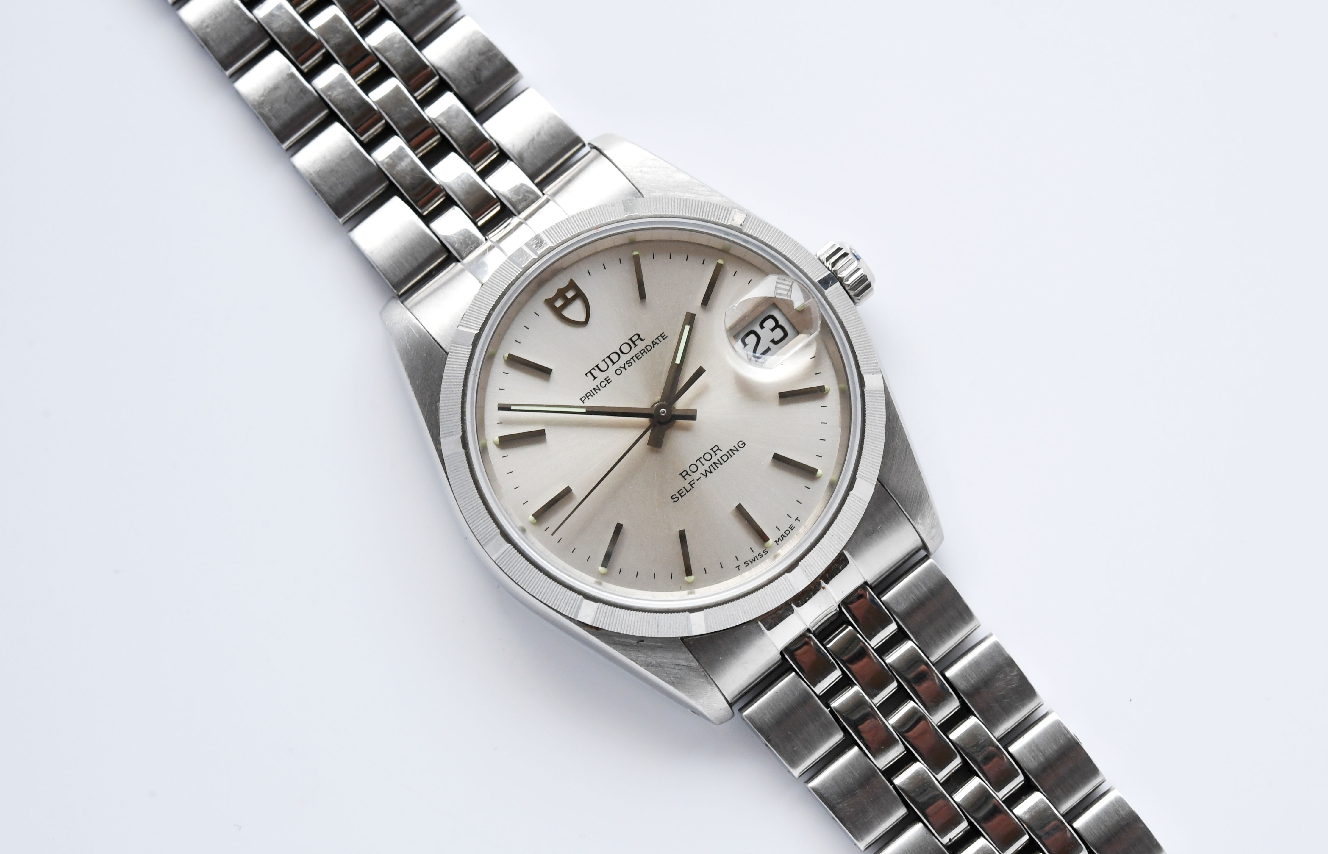 Tudor Prince Oysterdate Silver Dial 34mm 74010 1995