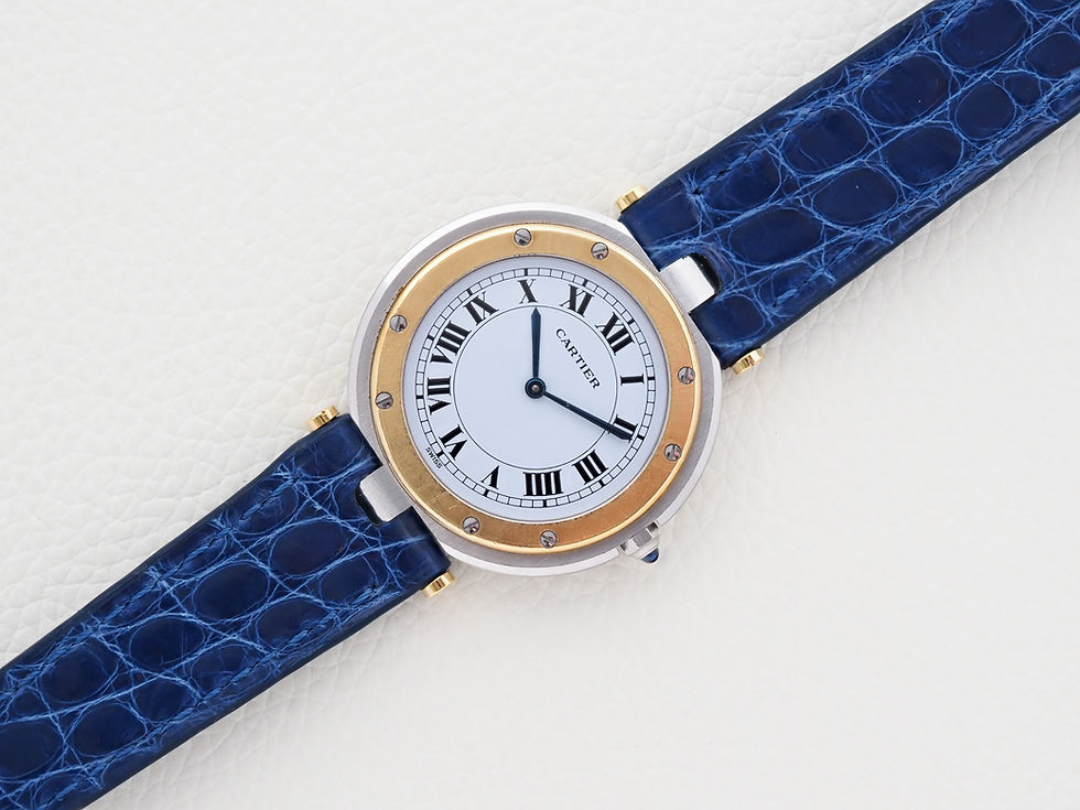 Miniature : Cartier Santos Vendome Ronde 81912 32mm White Roman Numeral