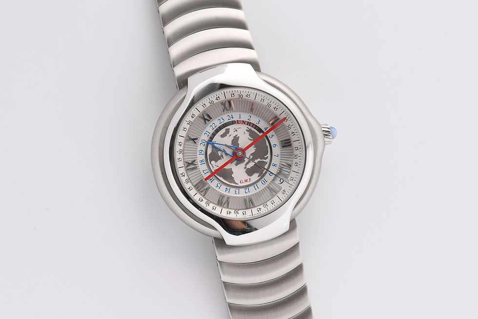 Thumbnail: Alfred Dunhill GMT Millenium World Limited Automatic 37mm Box Papers Unworn