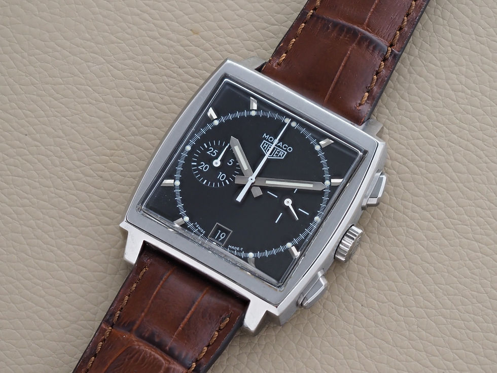 Miniature : TAG Heuer Monaco CS2110 Black Dial Limited Edition /5000