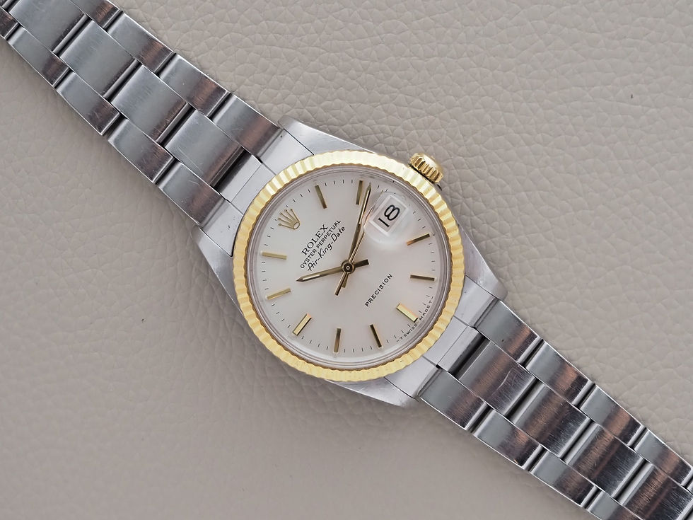 Thumbnail: Rolex Air-King-Date 5701 34mm Coca-Cola With Papers 1987