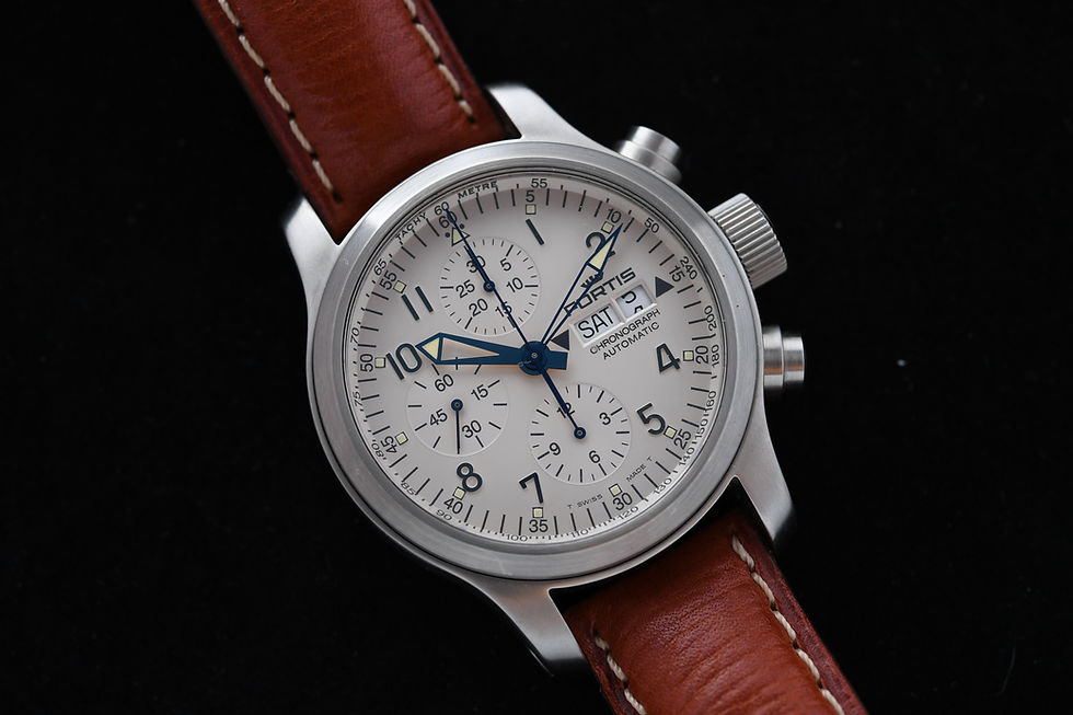 Thumbnail: Fortis B42 Flieger Chronograph Silver Dial 42mm