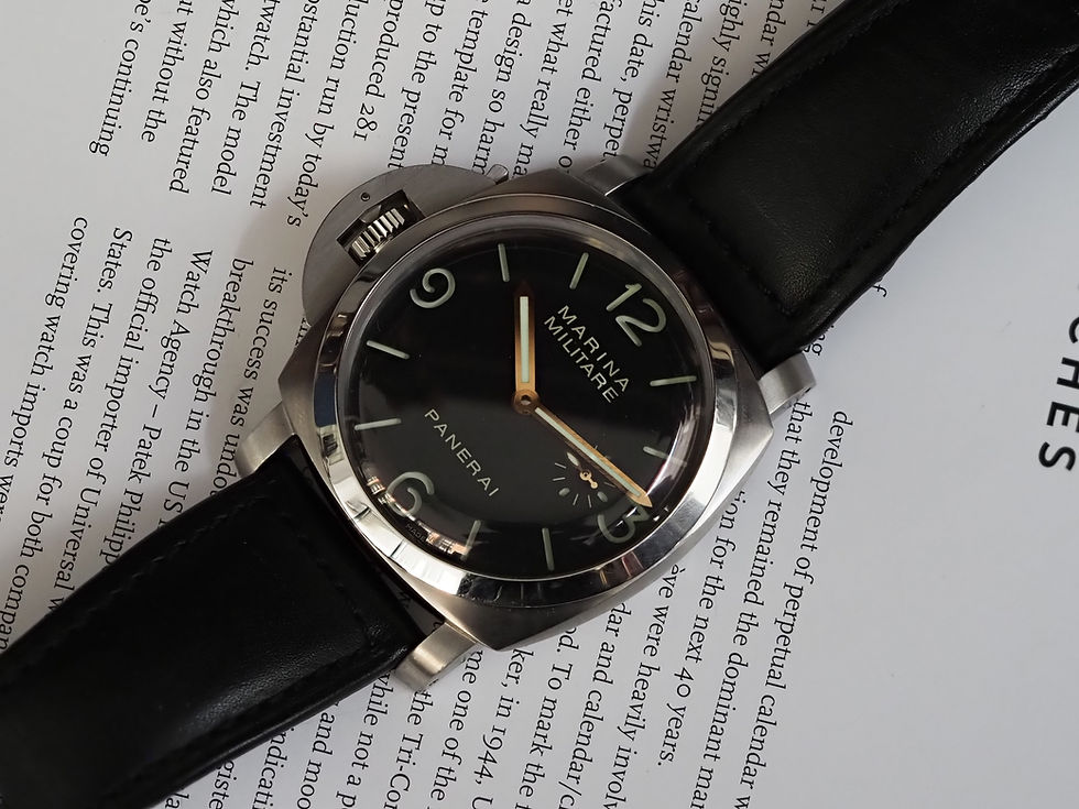 Thumbnail: Panerai Luminor Marina Militare Destro 47mm PAM00217